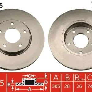 Wyprzedaż TARCZA HAM. JAGUAR P. XJ8/XK
