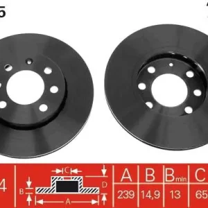 Tylko dziś TARCZA HAM. VW P. LUPO 1,2 TDI 99-05