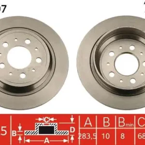 TARCZA HAM. VOLVO S70 (P80_),V70 I ESTATE (P80_),V70 II ESTA Bezpieczne zakupy