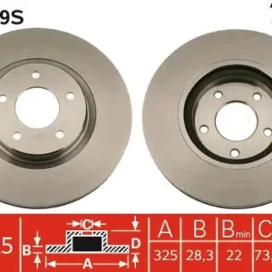 Wysoka jakość TARCZA HAM. JAGUAR P. XK 4,0-4,2 96-14