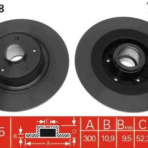 TARCZA HAM.B/ŁOZYSKA RENAULT ESPACE IV (JK0/1_),VEL SATIS (B Nowość