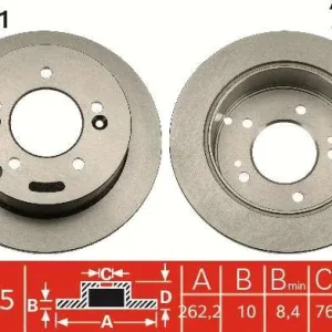 Wybór klientów TARCZA HAM. KIA T. MAGENTIS/SPORTAGE 2,0-2,7 05-