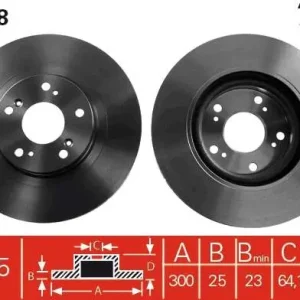 Cena promocyjna TARCZA HAM. HONDA P. CIVIC