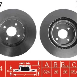 Wyjątkowa oferta TARCZA HAM. FORD FOCUS (DAW, DBW)