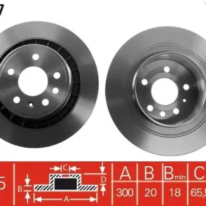 TARCZA HAM. SAAB T. 9-5 Rabat