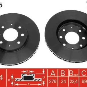 Wybór klientów TARCZA HAM. MITSUBISHI P.