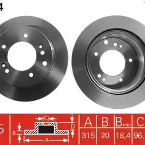TARCZA HAM. KIA T. SORENTO Szybka dostawa