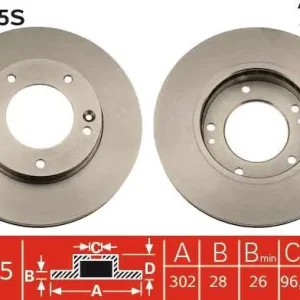 Zniżka TARCZA HAM. KIA P. SORENTO 2,4-3,5 02-
