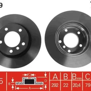 Wybór klientów TARCZA HAM. BMW P. E87 04-
