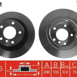 Cena promocyjna TARCZA HAM. BMW T. E87 04-