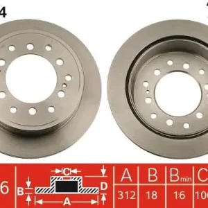 TARCZA HAM. TOYOTA T. LANDCR. Kup online