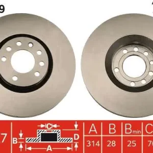Tylko do końca tygodnia TARCZA HAM. OPEL P. VECTRA C