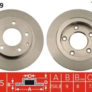 TARCZA HAM. MAZDA T. 323 Ekspresowa dostawa