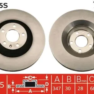 Wyprzedaż TARCZA HAM. AUDI P. A6 2,0-4,2 FSI QUATTRO 04-11