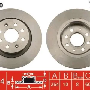 Do wyczerpania zapasów TARCZA HAM. FIAT T. GRANDE PUNTO/EVO 07-