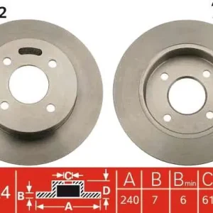 TARCZA HAM. NISSAN MICRA (K11) Wysoka jakość