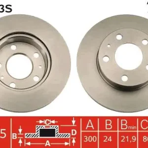 TARCZA HAM. POJEDYŃCZO PAKOWANA ZASTĄPIONE PRZEZ: DF2722 TRW Darmowa dostawa
