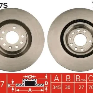 TARCZA HAM. POJEDYŃCZO PAKOWANA CHEVROLET,OPEL,VAUXHALL VECT Niska cena
