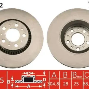 TARCZA HAM. ZASTĄPIONE PRZEZ: DF4053S TRW Nowość