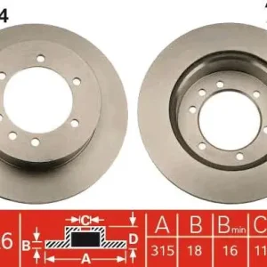 TARCZA HAM. NISSAN T. PATROL 88- Darmowy zwrot