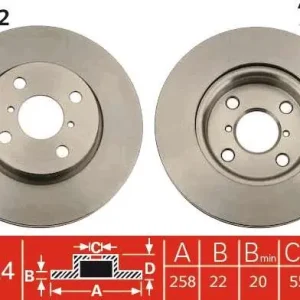 TARCZA HAM. TOYOTA P. YARIS Dodaj do koszyka