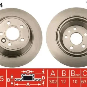 Wybór klientów TARCZA HAM. VOLVO T. S80/XC70 2,0-4,4 06-12