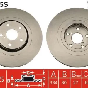 Bezpieczne zakupy TARCZA HAM. TOYOTA P. LEXUS GS/RC 2,0-4,7 05- LE