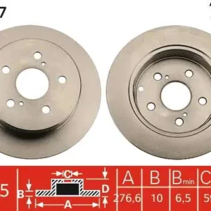 TARCZA HAM. TOYOTA T. AVENSIS 2,2D Obniżka ceny