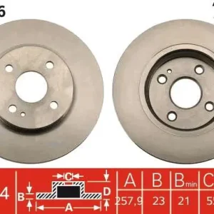 TARCZA HAM. MAZDA P. 2 1,3-1,6 07-15 Zniżka