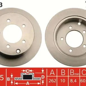 TARCZA HAM. MITSUBISHI T. LANCER 08- Rabat