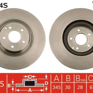 TARCZA HAM. POJEDYŃCZO PAKOWANA MERCEDES BENZ C-CLASS (W203) Darmowy zwrot