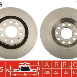TARCZA HAM. TYLNA AUDI A4 (8E2, B6) 2003-2009 Oferta czasowa