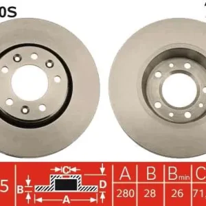 Hit sprzedaży TARCZA HAM. FIAT P. SCUDO 07-