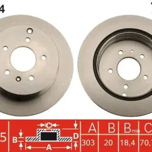 TARCZA HAM. OPEL T. ANTARA/CAPTIVA 303X20 Sprawdź teraz