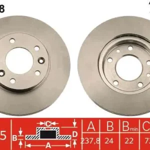 Hit sprzedaży TARCZA HAM. KIA P. CARNIVAL