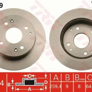 Zamów dziś TARCZA HAM. HONDA T. ACCORD 2,0-2,3 98-03