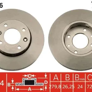 Cena promocyjna TARCZA HAM. KIA P. CARENS 1,6-2,0 00-