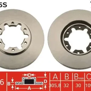 TARCZA HAM. NISSAN P. PATROL Premium