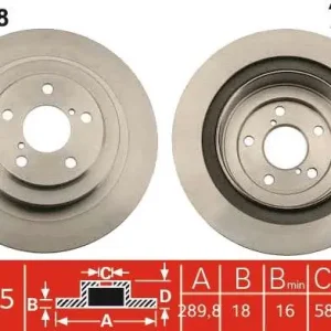 Dostępne od ręki TARCZA HAM. SUBARU T. IMPREZA 00- WRX/LEGACY 03- 3,0