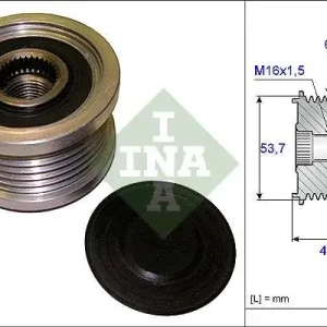 KOŁO PASOWE ALTERNATORA OPEL 1,4/1,6 09- ASTRA J Do wyczerpania zapasów