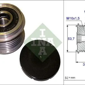 Sprawdź teraz KOŁO PASOWE ALTERNATORA OPEL 2,0CDTI 08- INSIGNIA