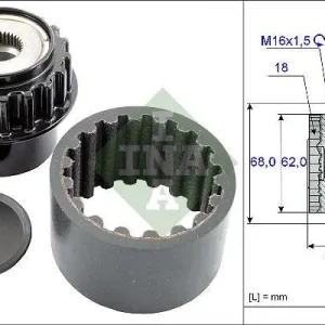 Nowość ZESTAW RUCHOMEJ TULEI SPRZĘGŁA LAND ROVER/VOLVO