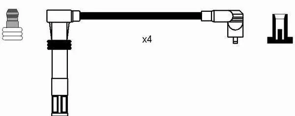 PRZEWODY WYS. NAP. VW 1,4-1,6 1 Tani